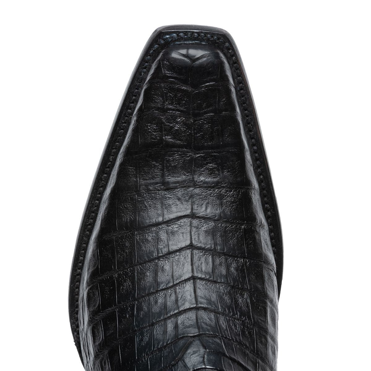 Bota Urbana en Piel Exótica de Caimán Negro Berlin