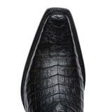 Bota Urbana en Piel Exótica de Caimán Negro Berlin