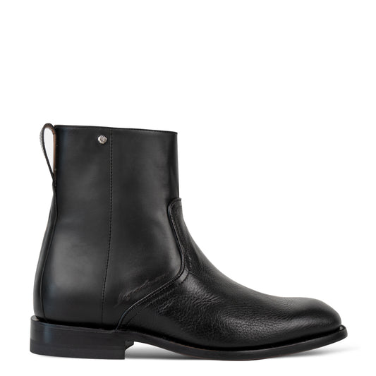 Botin Urbano Andre en Piel de Venado Negro para Hombre Legado