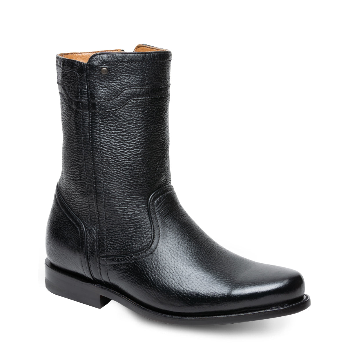Bota Urbana Enzo en Piel de Venado Negro