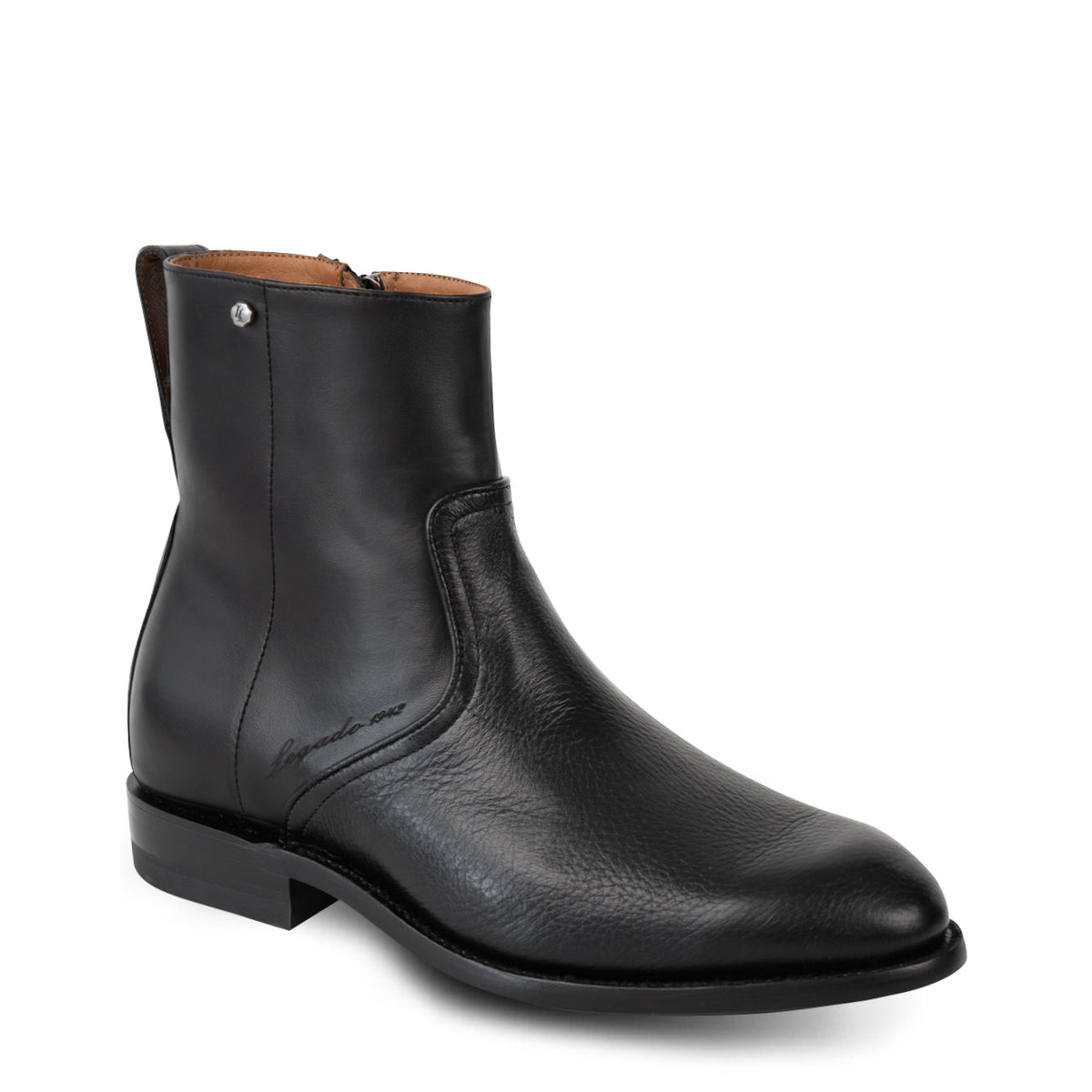 Botin Urbano Andre en Piel de Venado Negro para Hombre Legado