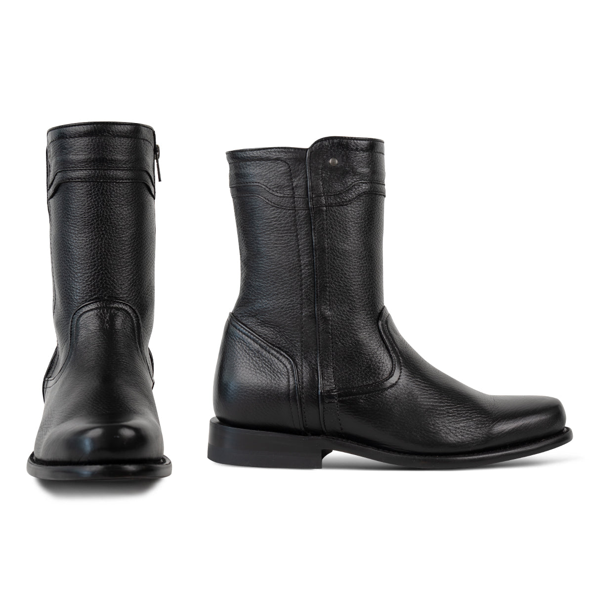 Bota Urbana Enzo en Piel de Venado Negro
