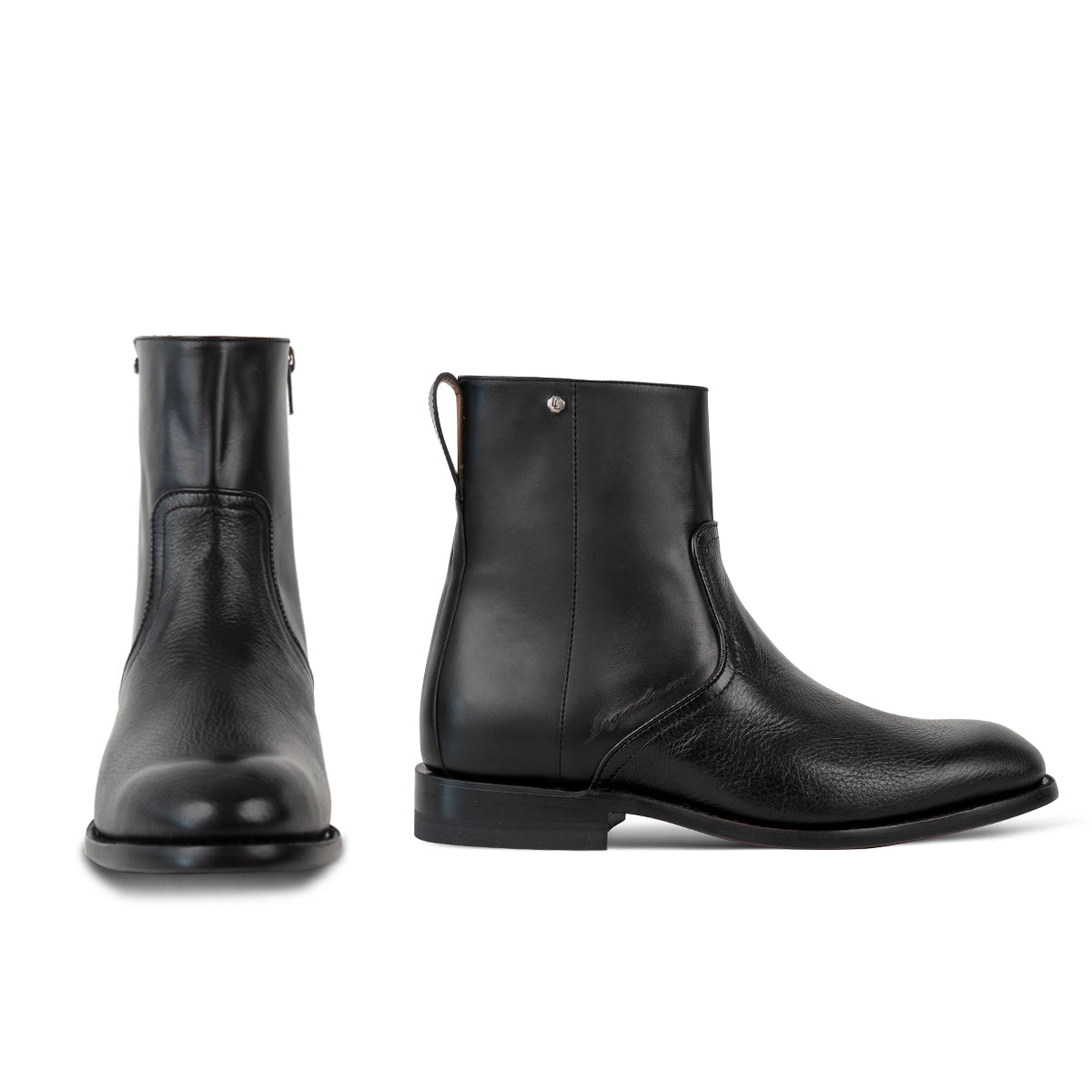 Botin Urbano Andre en Piel de Venado Negro para Hombre Legado