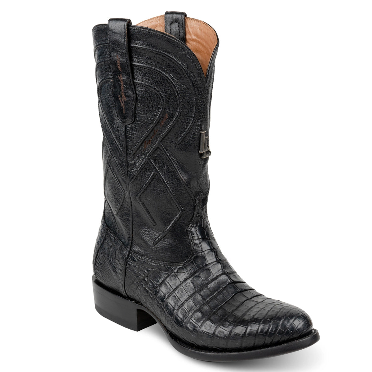 Bota Exótica de Caimán Negro Ontario