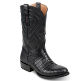 Bota Exótica de Caimán Negro Ontario