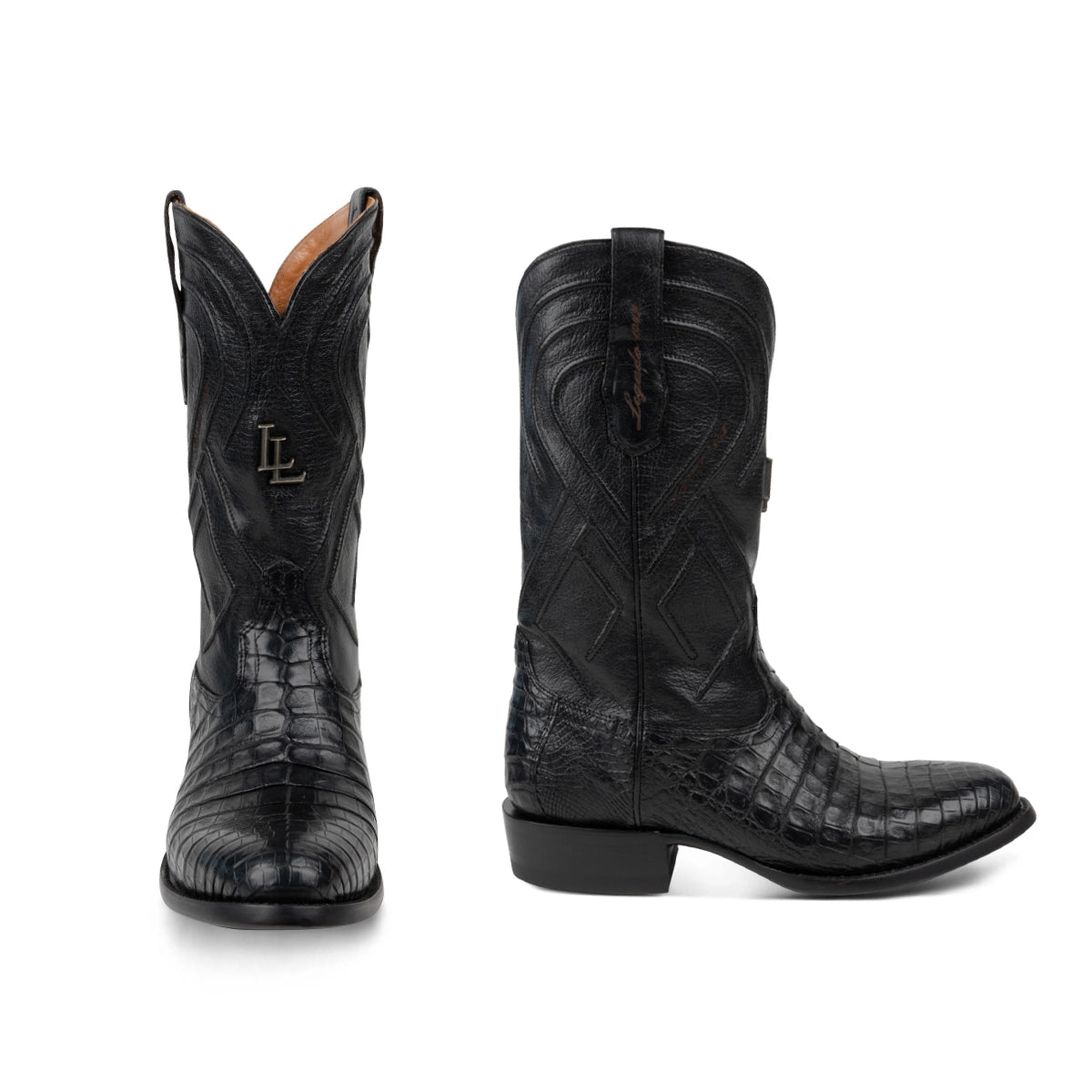 Bota Exótica de Caimán Negro Ontario