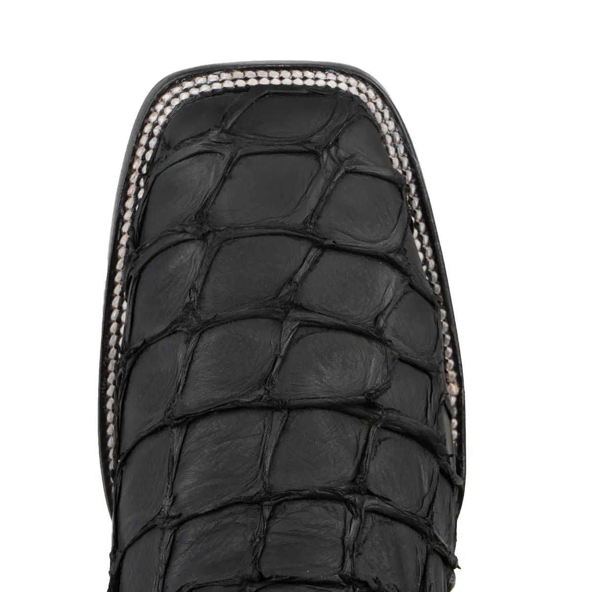 Bota Exótica en Piel de Pirarucú Negro Legacy